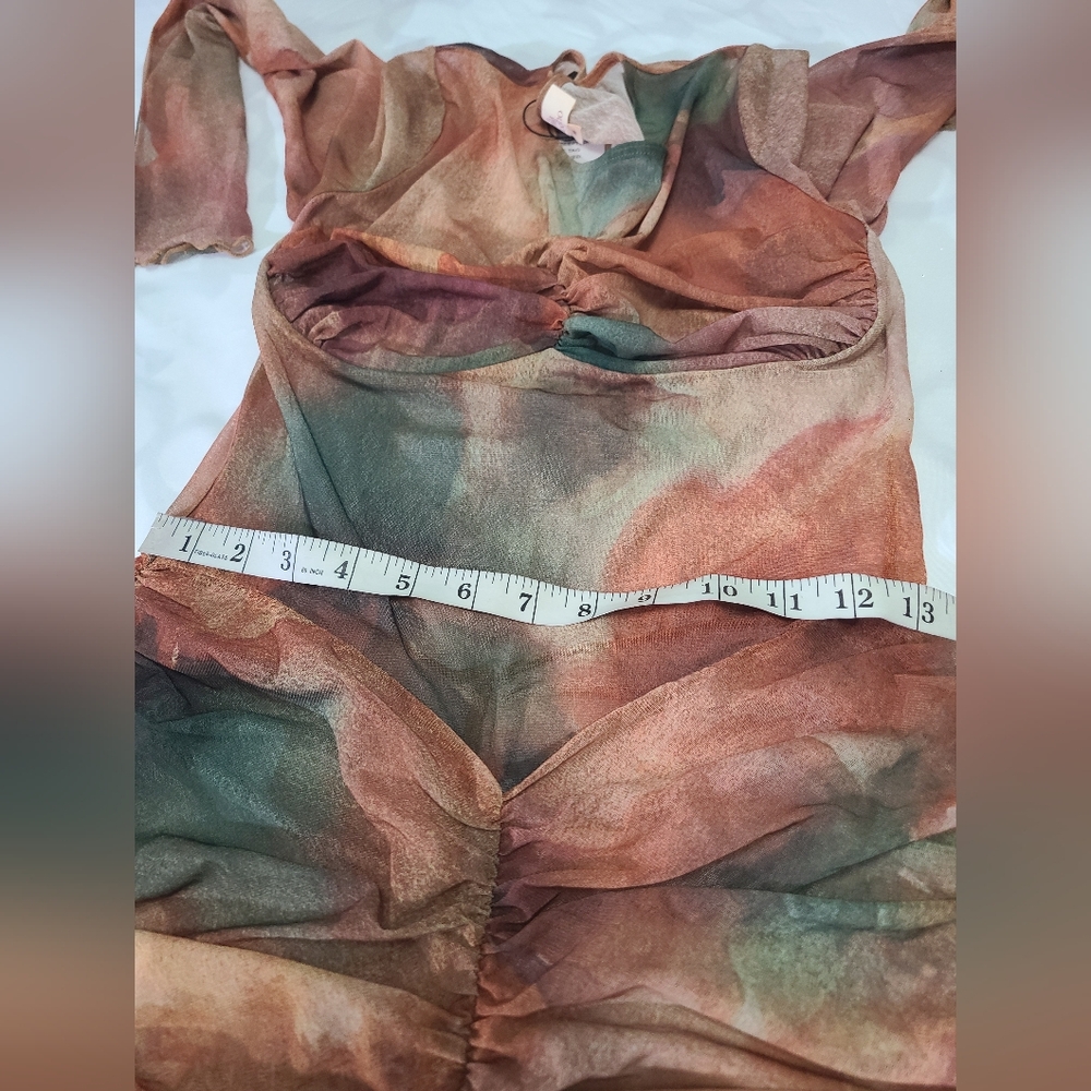 Camila Coelho Josephine Maxi Dress‎ in Multi Abstract Flora NWT Size Med - Picture 11 of 16